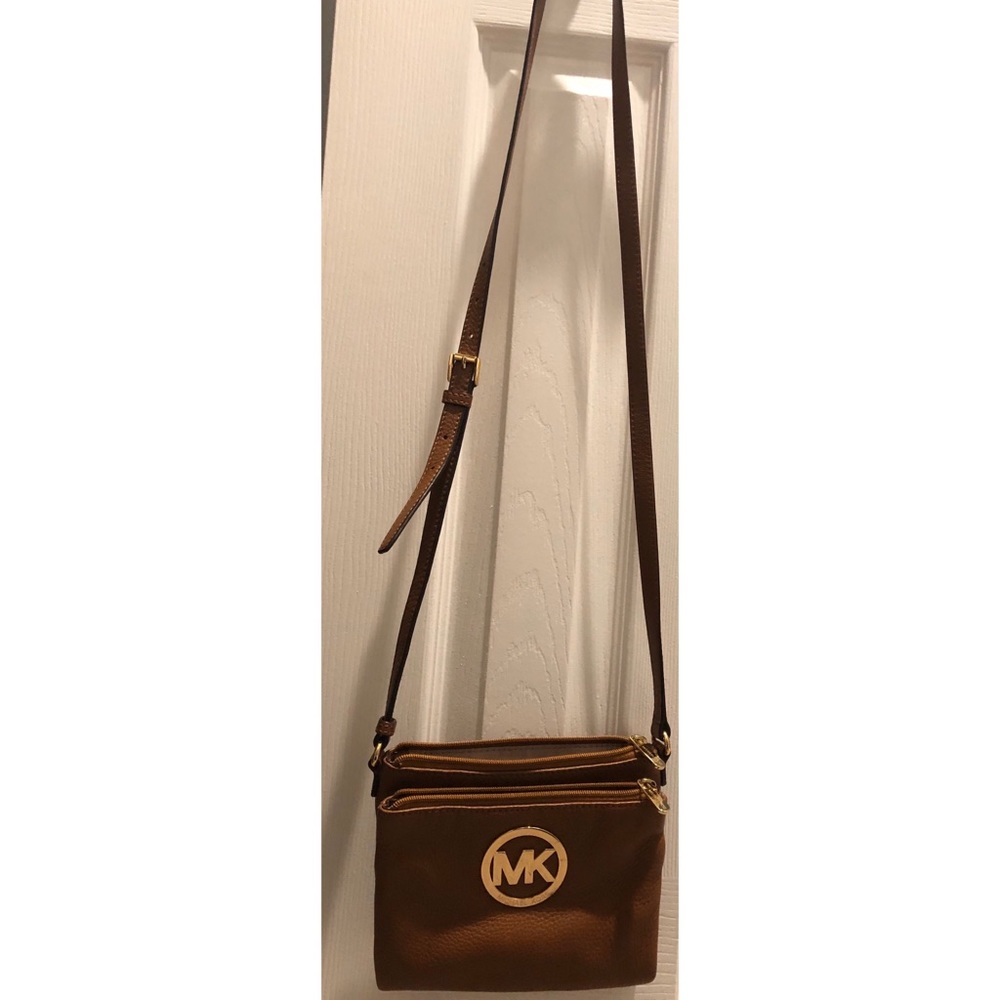 Michael Kors Camel Mini Crossbody Bag